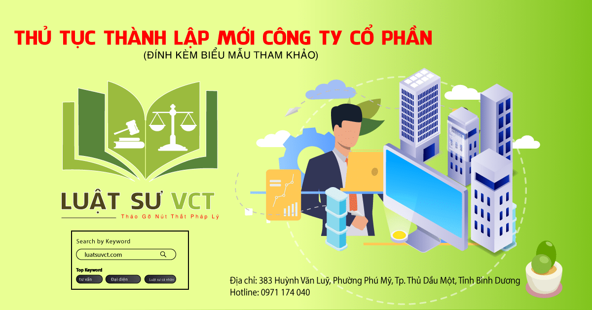Thủ tục thành lập mới công ty cổ phần
