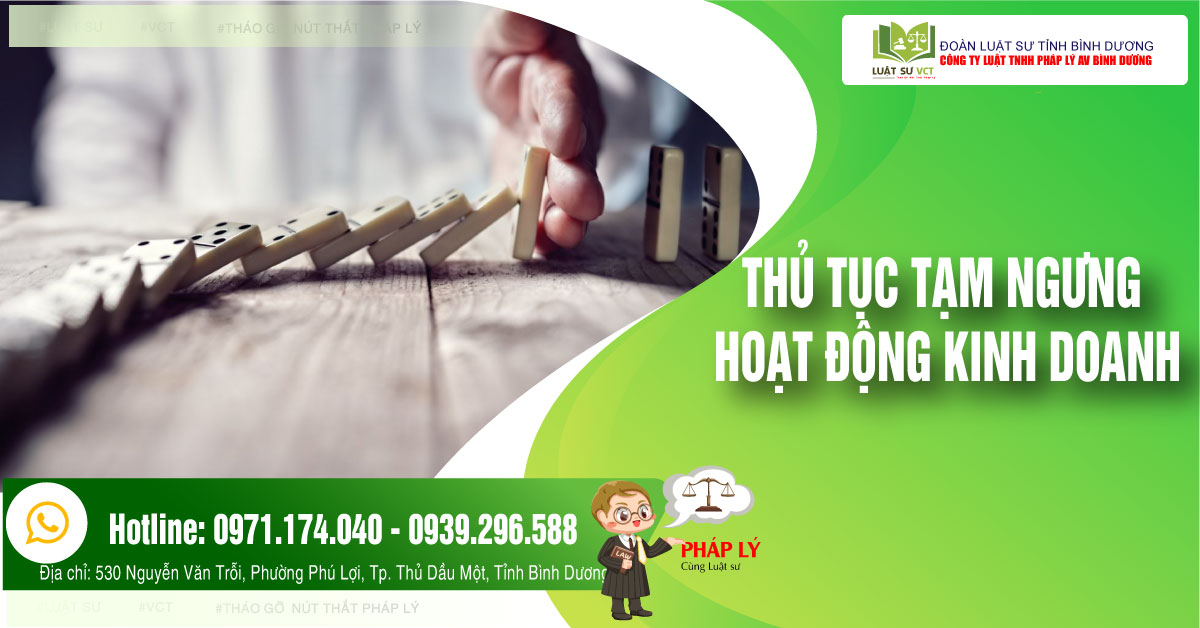 TẠM NGƯNG HOẠT ĐỘNG KINH DOANH