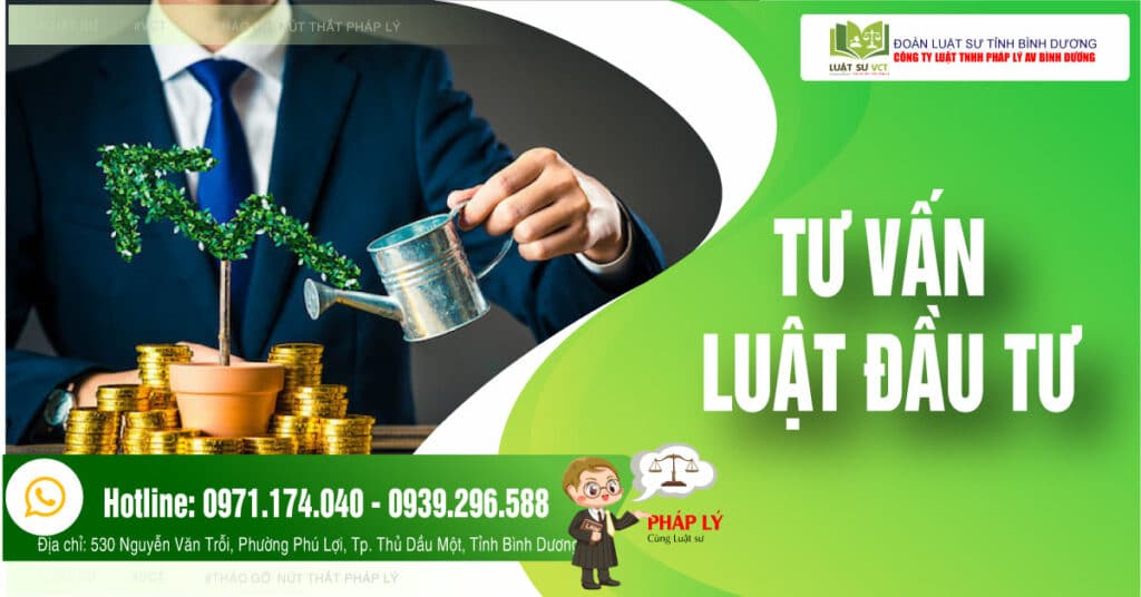 Tư vấn pháp luật đầu tư