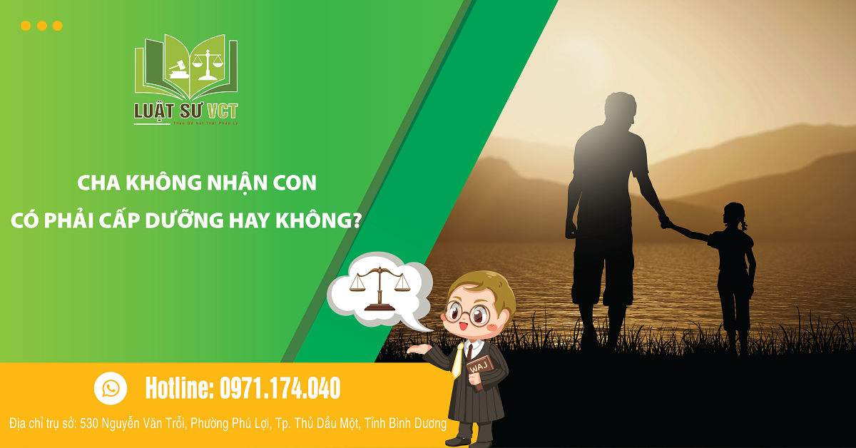 cha khong nhan con co phai cap duong hay khong