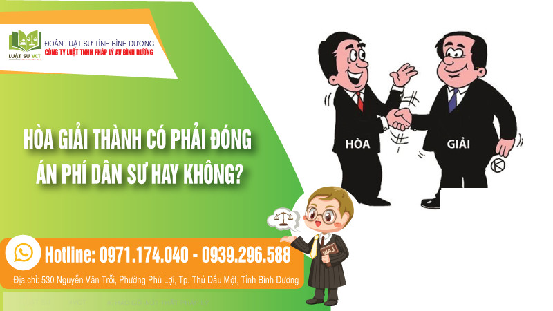 Hòa giải thành có phải đóng án phí không?