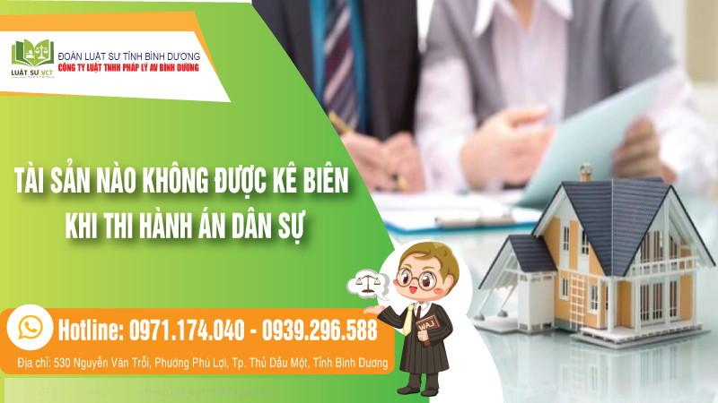 tài sản không được kê biên khi thi hành án dân sự