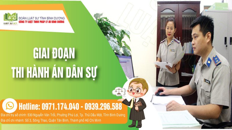 Các giai đoạn thi hành án trong vụ án dân sự