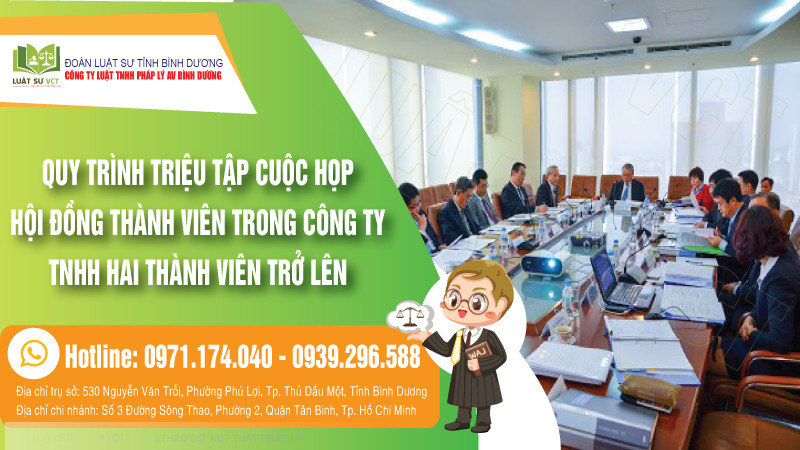 Quy trình triệu tập cuộc họp hội đồn thành viên