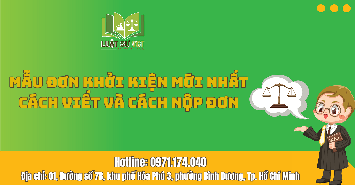 MẪU ĐƠN KHỞI KIỆN