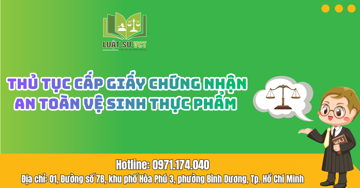 Giấy chứng nhận an toàn vệ sinh thực phẩm