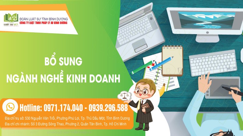 Thủ tục bổ sung ngành nghề kinh doanh