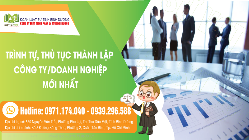 Thủ tục thành lập công ty mới nhất