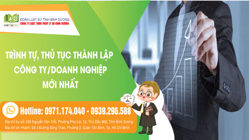 Trình tự, thủ tục thành lập doanh nghiệp mới nhất
