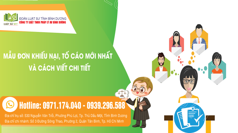Mẫu đơn khiếu nại, tố cáo mới nhất 2024 và cách viết chi tiết