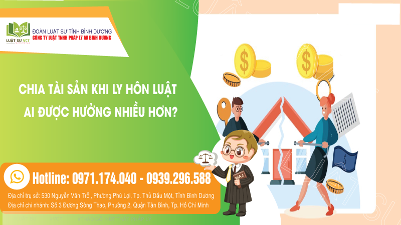 Chia tài sản khi ly hôn luật 2024? Ai được hưởng nhiều hơn?