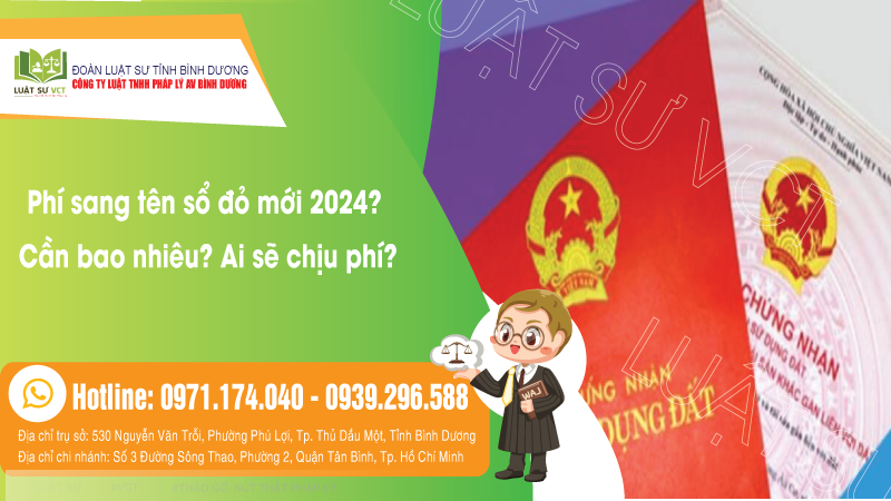 phí sang tên sổ đỏ