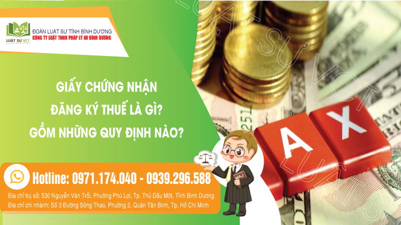 giấy chứng nhận đăng ký thuế