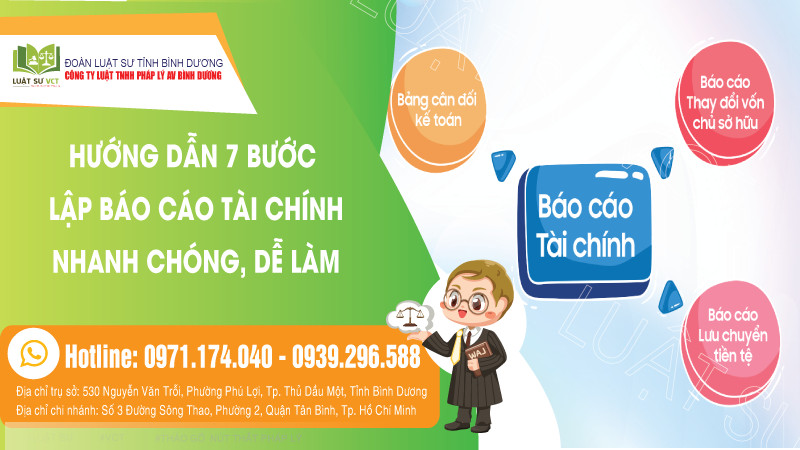 Hướng dẫn 7 bước lập báo cáo tài chính nhanh chóng, dễ dàng
