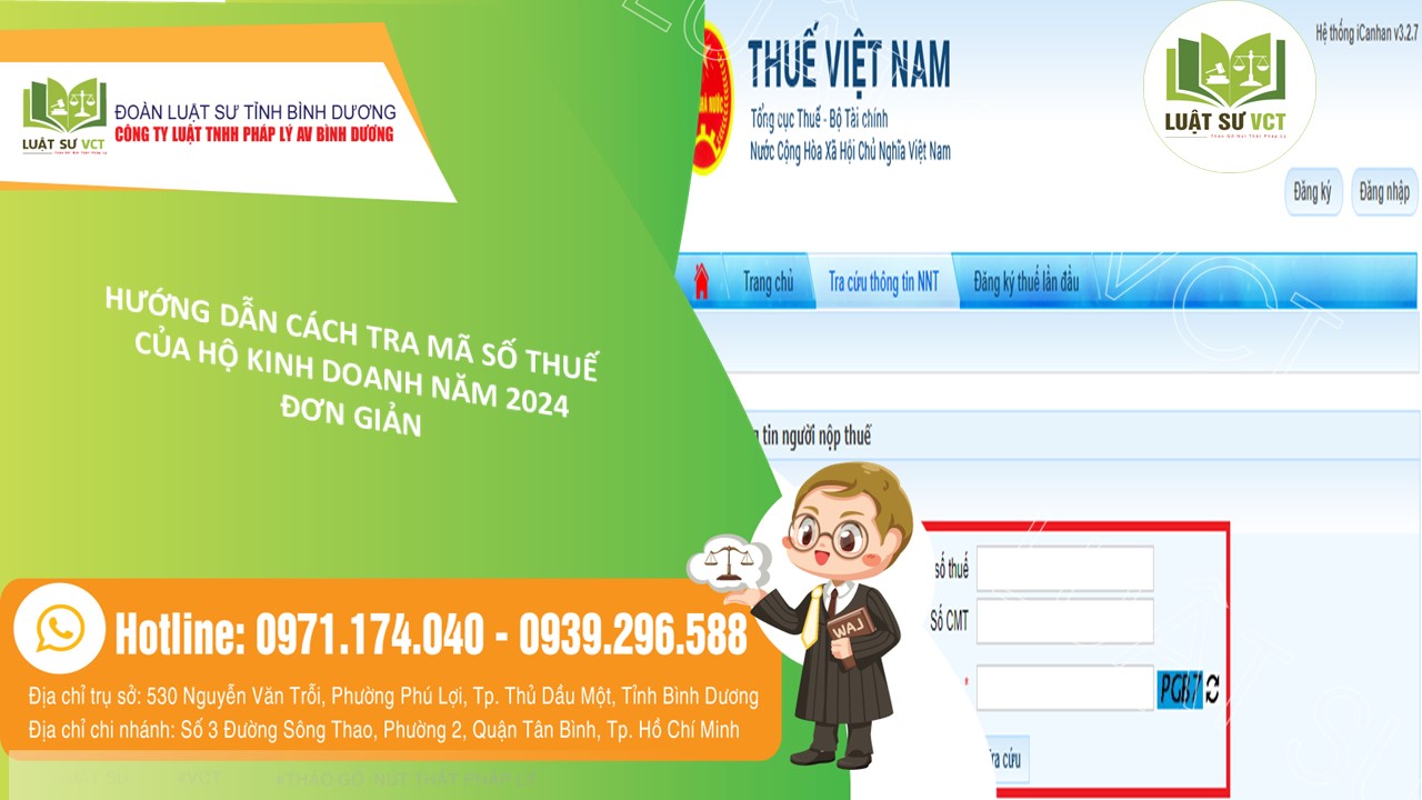 HƯỚNG DẪN CÁCH TRA MÃ SỐ THUẾ CỦA HỘ KINH DOANH 2024 ĐƠN GIẢN