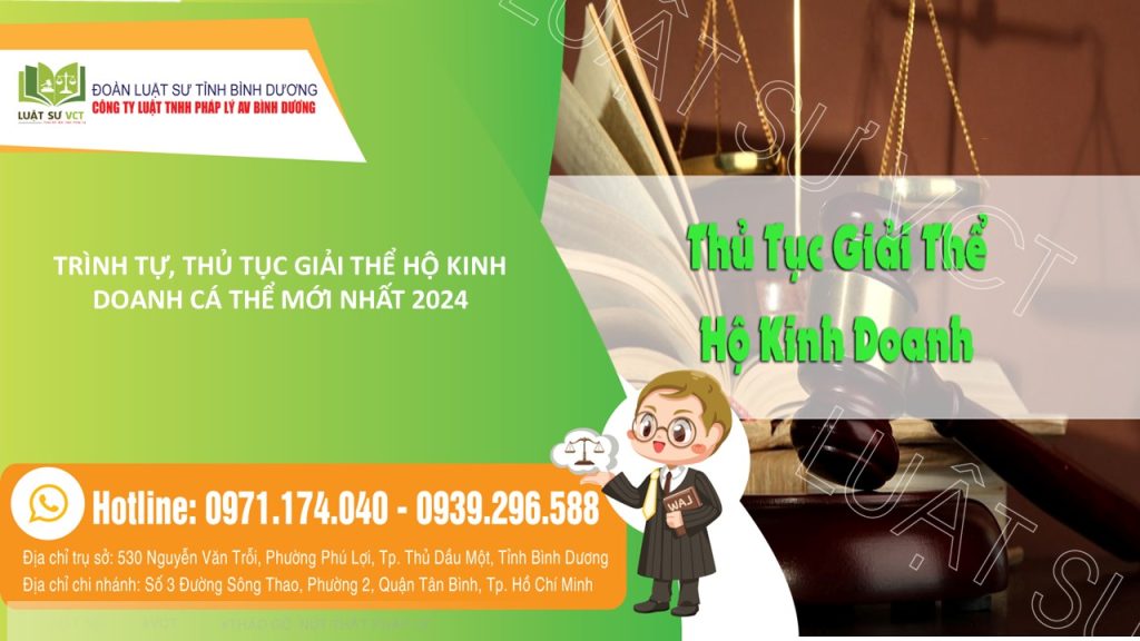 Trình tự, thủ tục giải thể hộ kinh doanh cá thể mới nhất 2024