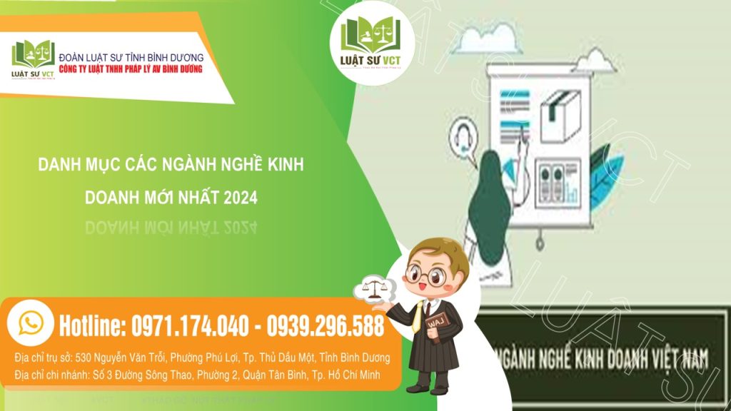 DANH MỤC CÁC NGÀNH NGHỀ ĐĂNG KÝ KINH DOANH