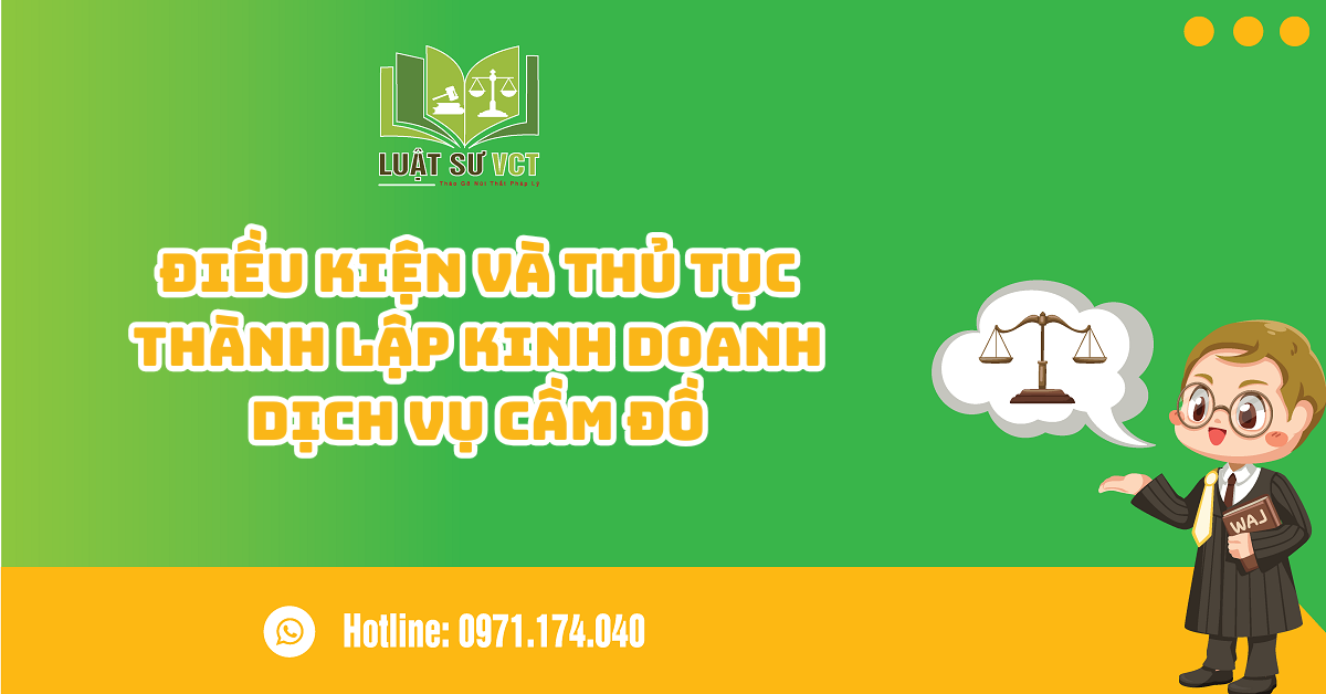 Điều kiện kinh doanh dịch vụ cầm đồ